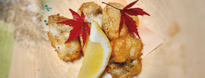 写真:天然ふぐの唐揚げ