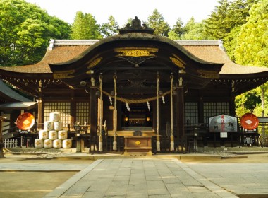 山梨観光スポットの武田神社　