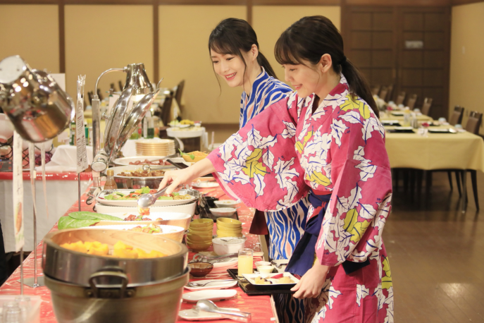 糸柳感動の朝食バイキング